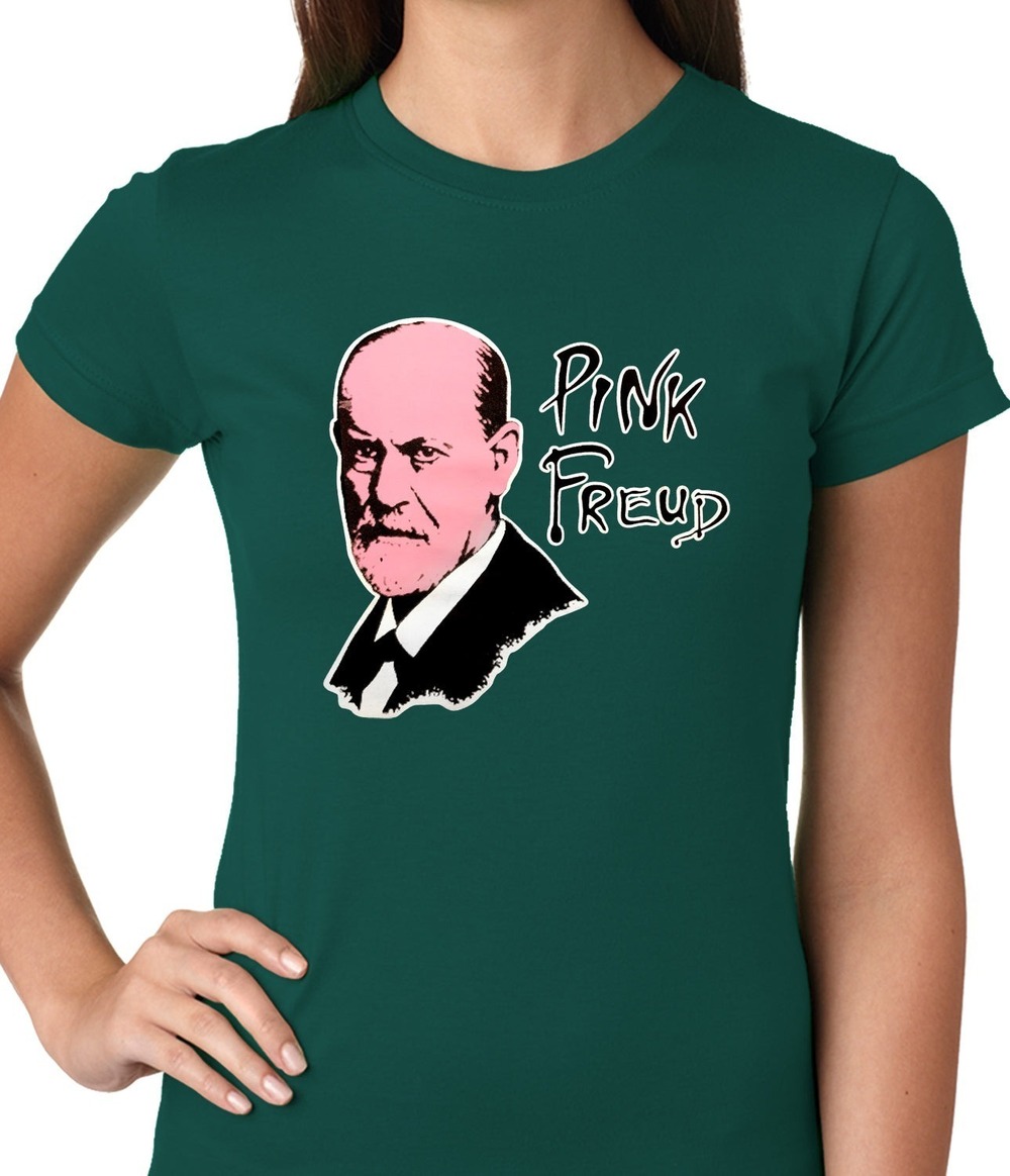 Pink Freud T-Shirt Sigmund Freud Ladies T-shirt